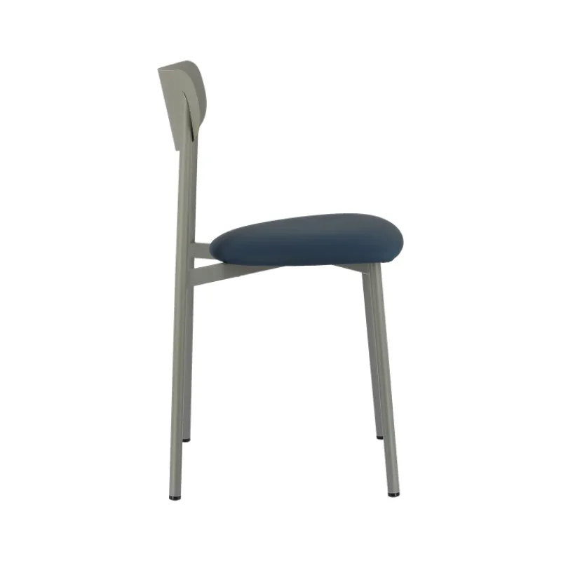 Carrier Colette ® Chaise française en métal avec assise en simili rembourrée* Chaise De Cuisine|Chaise De Salle à Manger