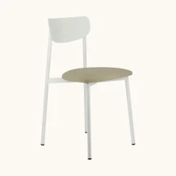 Carrier Colette ® Chaise française en métal avec assise en simili rembourrée* Chaise De Cuisine|Chaise De Salle à Manger