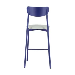 Carrier Colette ® Tabouret snack français en métal avec assise en simili rembourrée* Tabouret Snack (assise +/- 65 Cm)|Tabouret De Bar (assise +/- 80 Cm)