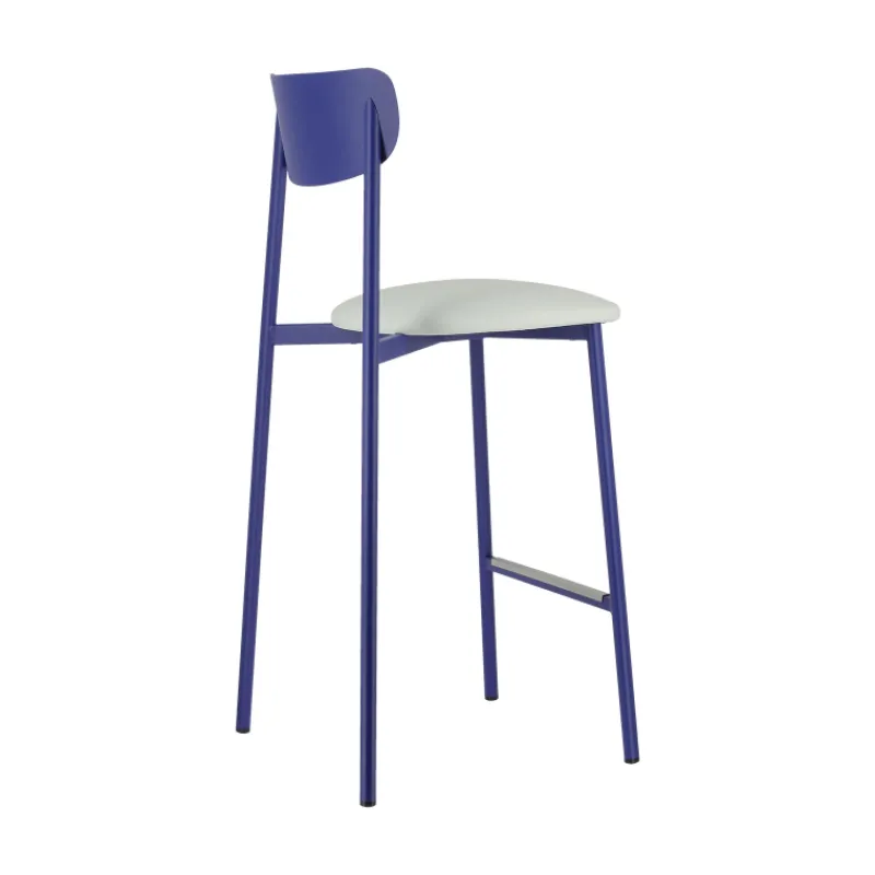 Carrier Colette ® Tabouret snack français en métal avec assise en simili rembourrée* Tabouret Snack (assise +/- 65 Cm)|Tabouret De Bar (assise +/- 80 Cm)