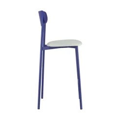 Carrier Colette ® Tabouret snack français en métal avec assise en simili rembourrée* Tabouret Snack (assise +/- 65 Cm)|Tabouret De Bar (assise +/- 80 Cm)