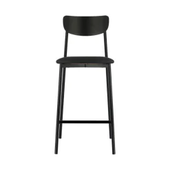 Carrier Colette ® Tabouret snack français en métal avec assise en simili rembourrée* Tabouret Snack (assise +/- 65 Cm)|Tabouret De Bar (assise +/- 80 Cm)