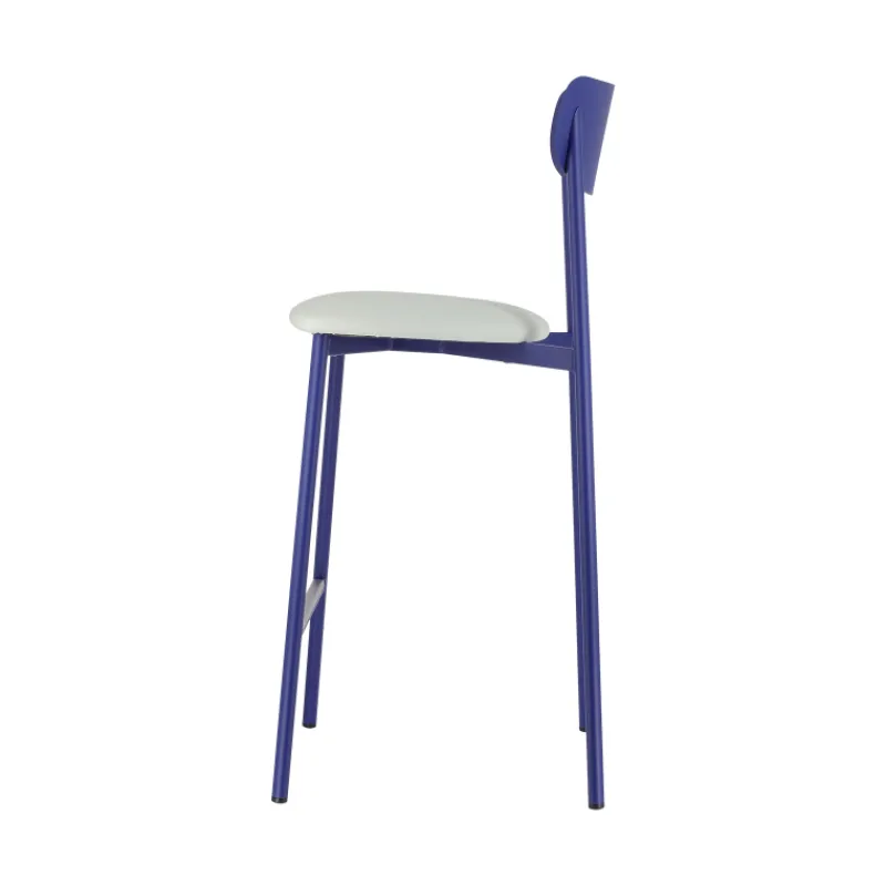 Carrier Colette ® Tabouret snack français en métal avec assise en simili rembourrée* Tabouret Snack (assise +/- 65 Cm)|Tabouret De Bar (assise +/- 80 Cm)