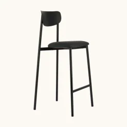 Carrier Colette ® Tabouret snack français en métal avec assise en simili rembourrée* Tabouret Snack (assise +/- 65 Cm)|Tabouret De Bar (assise +/- 80 Cm)