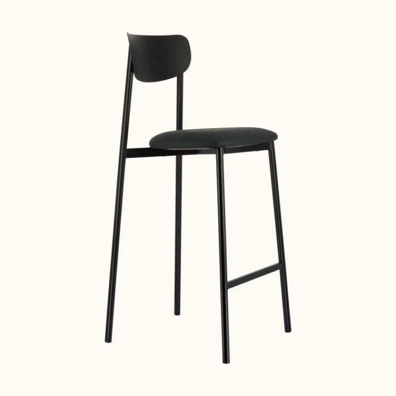 Carrier Colette ® Tabouret snack français en métal avec assise en simili rembourrée* Tabouret Snack (assise +/- 65 Cm)|Tabouret De Bar (assise +/- 80 Cm)