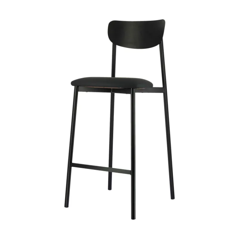 Carrier Colette ® Tabouret snack français en métal avec assise en simili rembourrée* Tabouret Snack (assise +/- 65 Cm)|Tabouret De Bar (assise +/- 80 Cm)