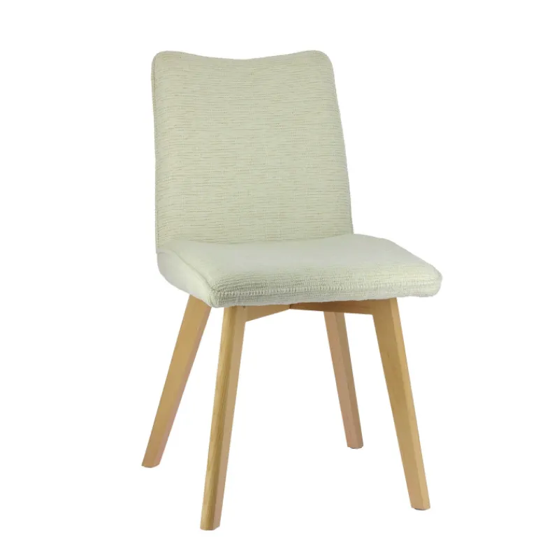 ColineChaise rembourrée en tissu avec pieds en bois* Chaise De Salle à Manger|Chaise Salon