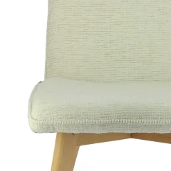 ColineChaise rembourrée en tissu avec pieds en bois* Chaise De Salle à Manger|Chaise Salon