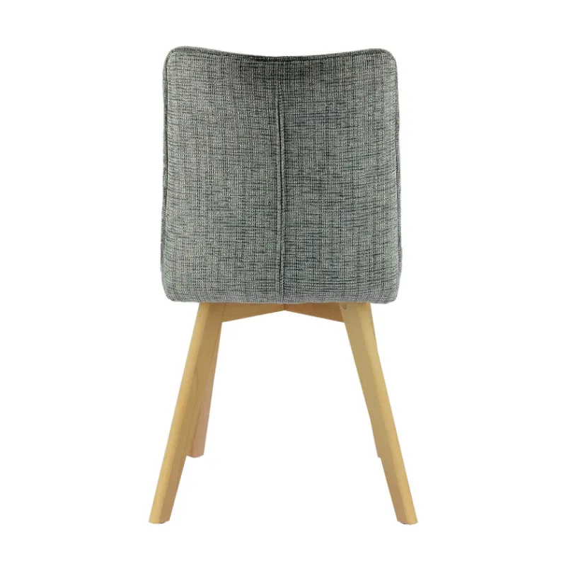 ColineChaise rembourrée en tissu avec pieds en bois* Chaise De Salle à Manger|Chaise Salon