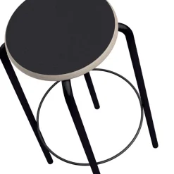 Perfecta College Tabouret de bar sans dossier style vintage* Tabouret De Bar (assise +/- 80 Cm)