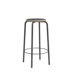 Perfecta Collège Tabouret snack vintage sans dossier bois et métal* Tabouret Snack (assise +/- 65 Cm)|Tabouret De Bar (assise +/- 80 Cm)