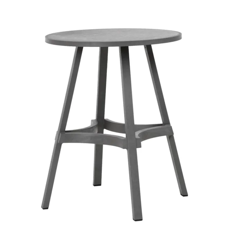 Combo Table de jardin ronde recyclée* Table De Jardin