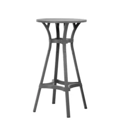 Combo Table de jardin ronde recyclée* Table De Jardin
