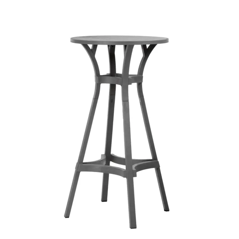 Combo Table de jardin ronde recyclée* Table De Jardin