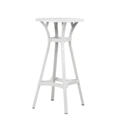 Combo Table de jardin ronde recyclée* Table De Jardin