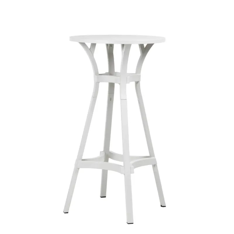 Combo Table de jardin ronde recyclée* Table De Jardin
