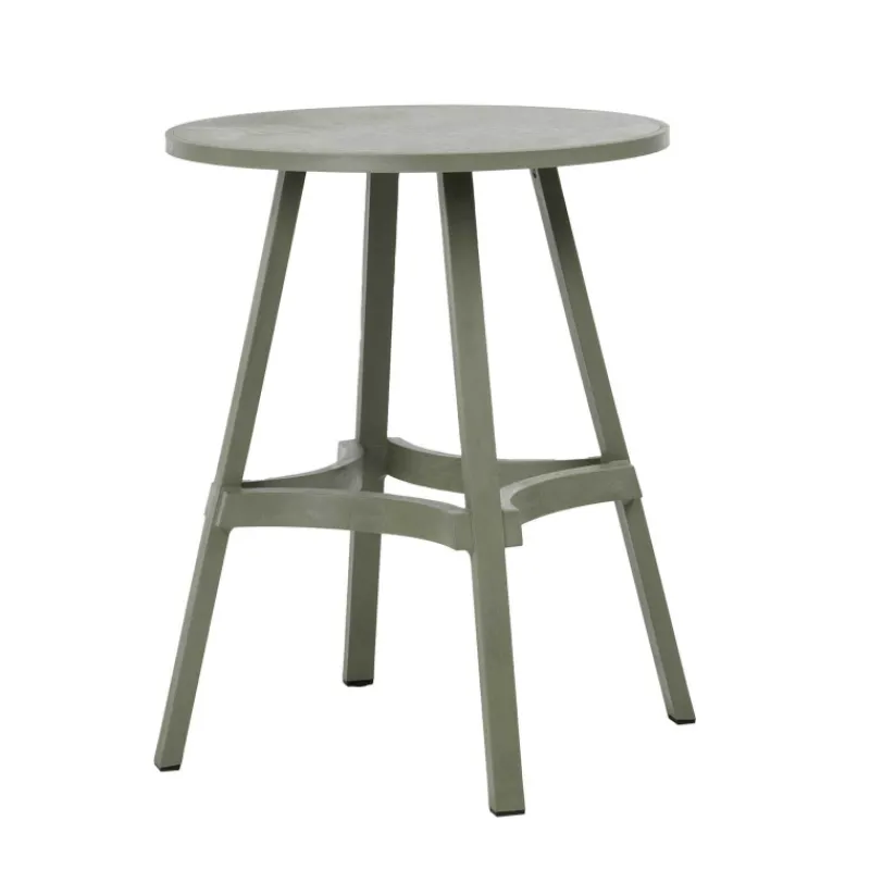 Combo Table de jardin ronde recyclée* Table De Jardin