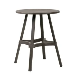 Combo Table de jardin ronde recyclée* Table De Jardin