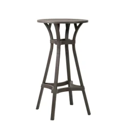 Combo Table ronde de cuisine recyclée* Table De Cuisine