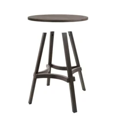 Combo Table ronde de cuisine recyclée* Table De Cuisine