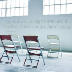 Compact Chaise pliante solide en technopolymère et métal aluminium* Chaise De Cuisine