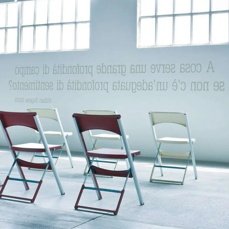 Compact Chaise pliante solide en technopolymère et métal aluminium* Chaise De Cuisine