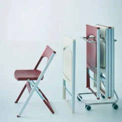 Compact Chaise pliante solide en technopolymère et métal aluminium* Chaise De Cuisine