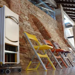 Compact Chaise pliante solide en technopolymère et métal aluminium* Chaise De Cuisine