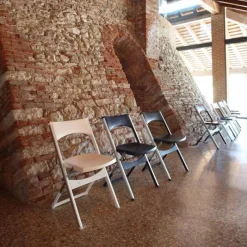 Compact Chaise pliante solide en technopolymère et métal aluminium* Chaise De Cuisine