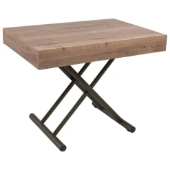 Altacom Compact Table réglable en hauteur et extensible en mélaminé* Table De Salon|Table Pour Petit Espace