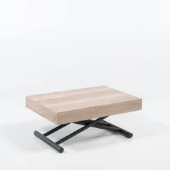 Altacom Compact Table réglable en hauteur et extensible en mélaminé* Table De Salon|Table Pour Petit Espace