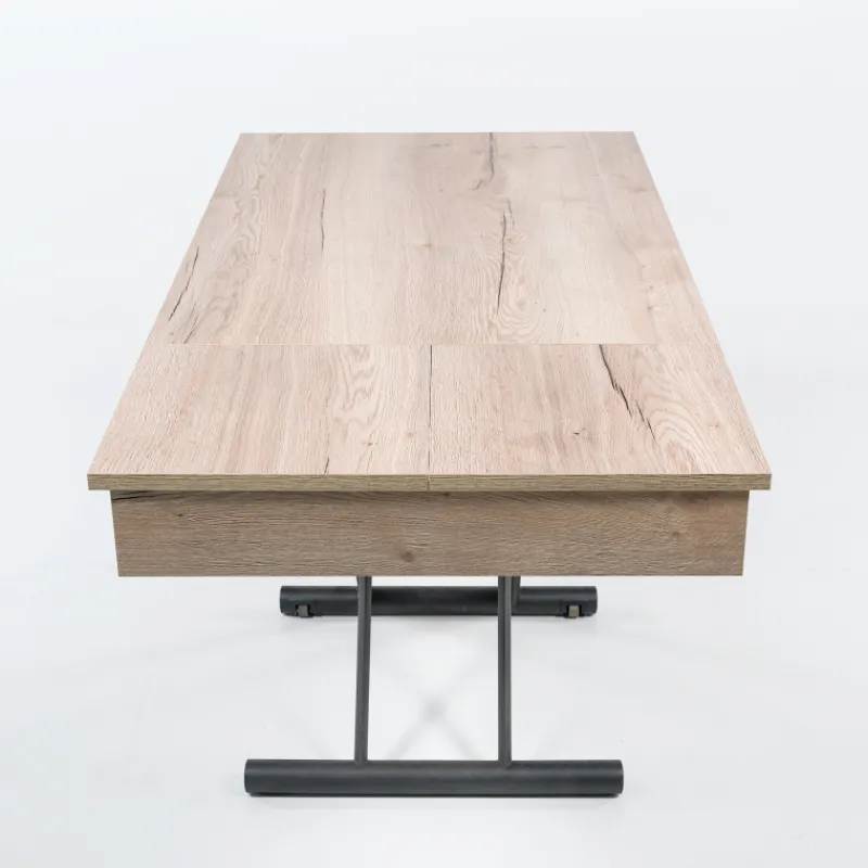Altacom Compact Table réglable en hauteur et extensible en mélaminé* Table De Salon|Table Pour Petit Espace