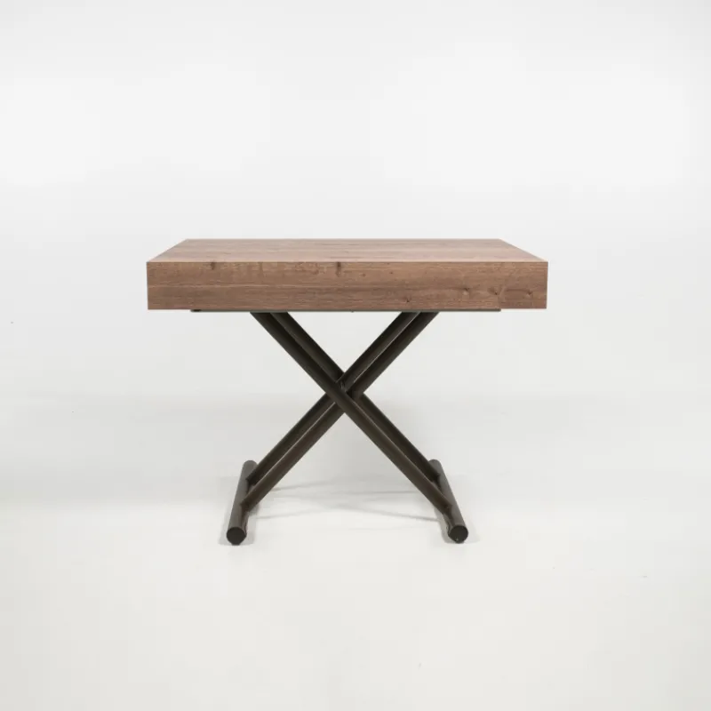 Altacom Compact Table réglable en hauteur et extensible en mélaminé* Table De Salon|Table Pour Petit Espace