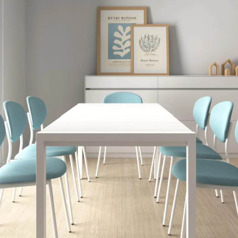 Cancio Concept métal Table en céramique extensible* Table De Cuisine