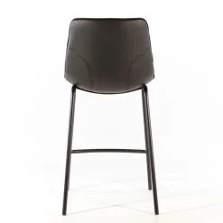CoqueTabouret coque snack en synthétique et pieds en métal* Tabouret Snack (assise +/- 65 Cm)|Tabouret De Bar (assise +/- 80 Cm)