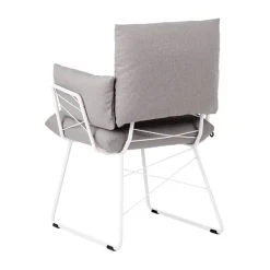 Mobitec Cosy ® Fauteuil design confortable assise en tissu et pieds en métal* Chaise De Salle à Manger|Fauteuil De Salon
