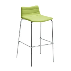 Midj Cover ® Tabouret de bar style moderne en synthétique et métal* Tabouret De Bar (assise +/- 80 Cm)