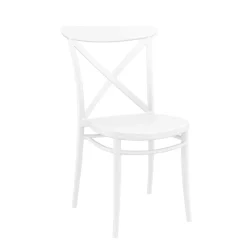 Cross Chaise de cuisine style bistrot empilable en polypropylène* Chaise De Cuisine