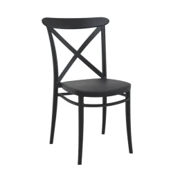 Cross Chaise de terrasse bistrot empilable en polypropylène* Chaise De Jardin