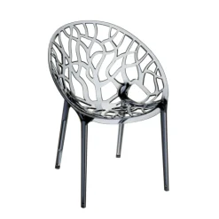 Crystal Chaise design en polycarbonate* Chaise Salon|Chaise Pour Chambre