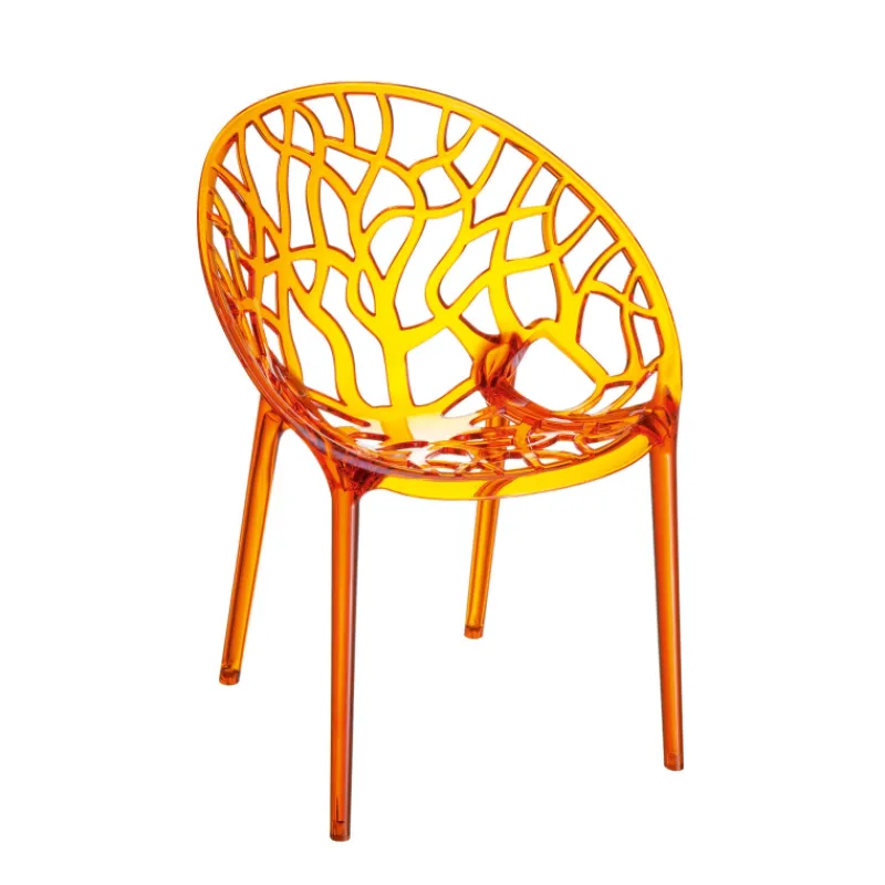 Crystal Chaise design en polycarbonate* Chaise Salon|Chaise Pour Chambre