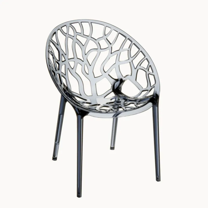Crystal Chaise design en polycarbonate* Chaise Salon|Chaise Pour Chambre