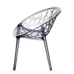 Crystal Chaise design en polycarbonate* Chaise Salon|Chaise Pour Chambre
