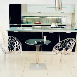 Crystal Chaise design en polycarbonate* Chaise Salon|Chaise Pour Chambre