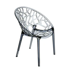 Crystal Chaise design en polycarbonate* Chaise Salon|Chaise Pour Chambre