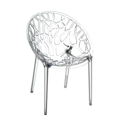 Crystal Chaise design en polycarbonate* Chaise Salon|Chaise Pour Chambre
