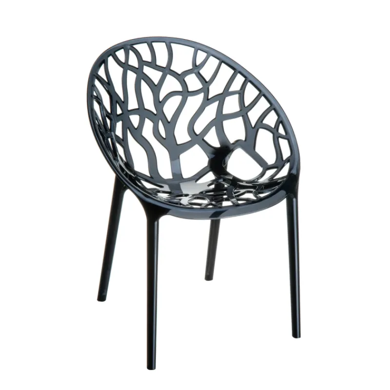 Crystal Chaise design en polycarbonate* Chaise Salon|Chaise Pour Chambre