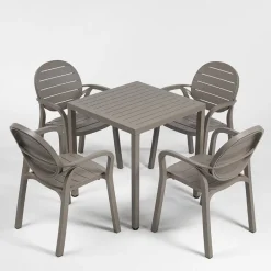 Cube Table de jardin réglable en hauteur carrée fabriquée en Italie* Table De Jardin