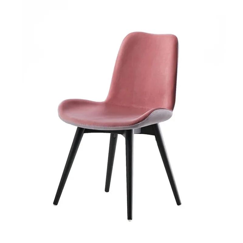 Midj Dalia ® Chaise confortable en tissu bicolore fabriquée en Italie* Chaise Salon|Chaise De Salle à Manger