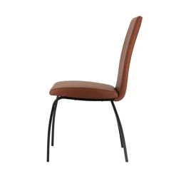 DarcyChaise de salle à manger rembourrée avec pieds en métal* Chaise De Cuisine|Chaise De Salle à Manger